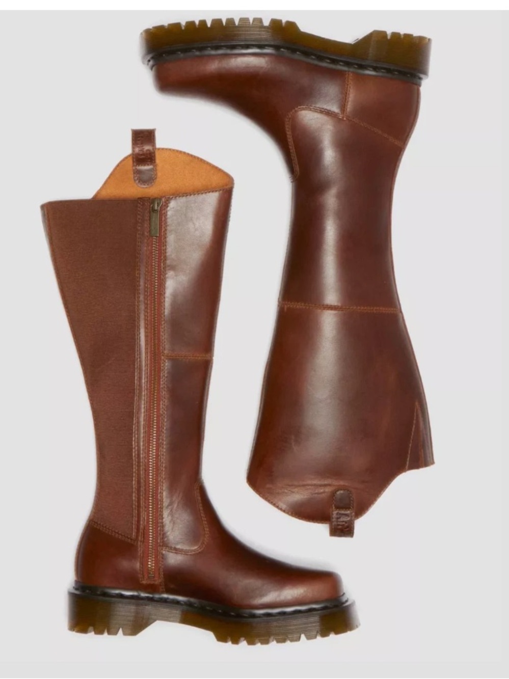 Dr Martens X Free People Amaayah Knee High Leather Boots new - Picture 14 of 15